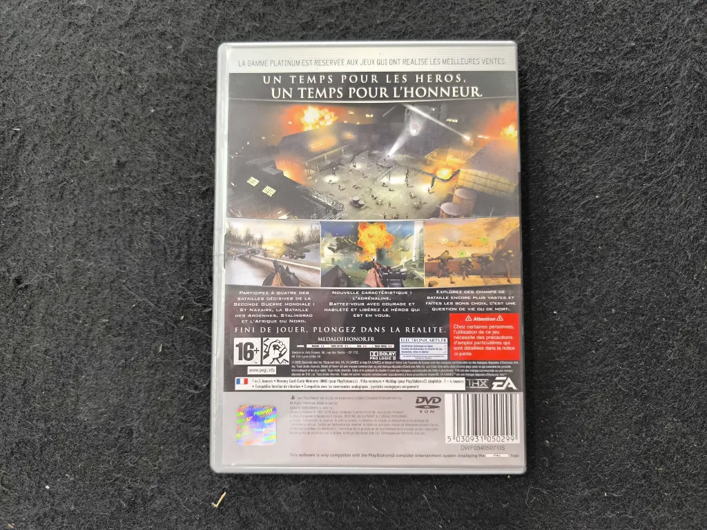 Medal of Honor  Les Faucons de Guerre - PS2 R.webp